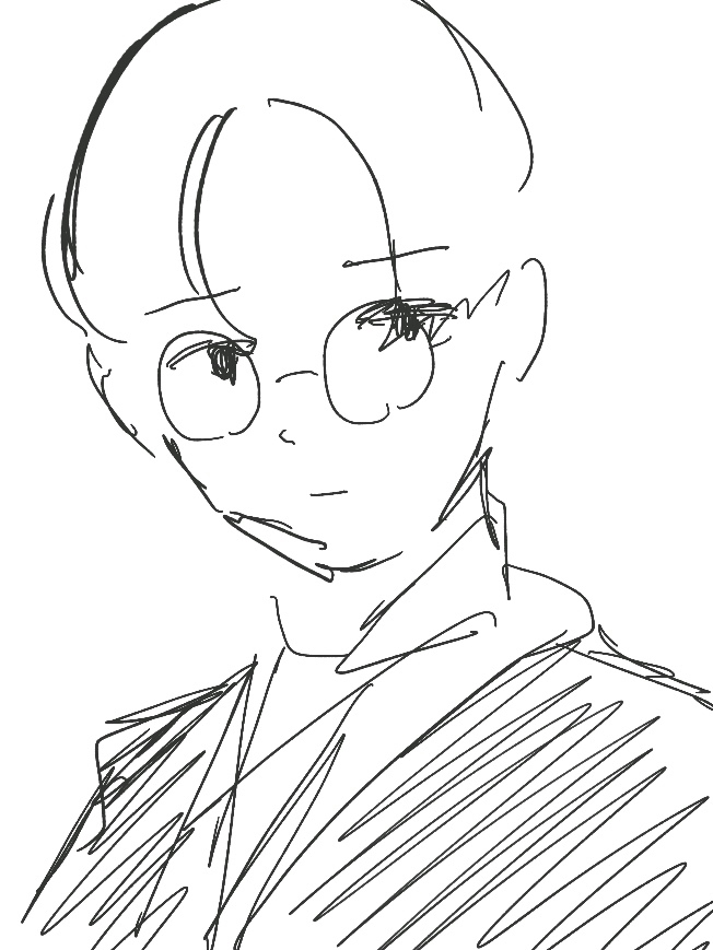 １分で描いたミウ