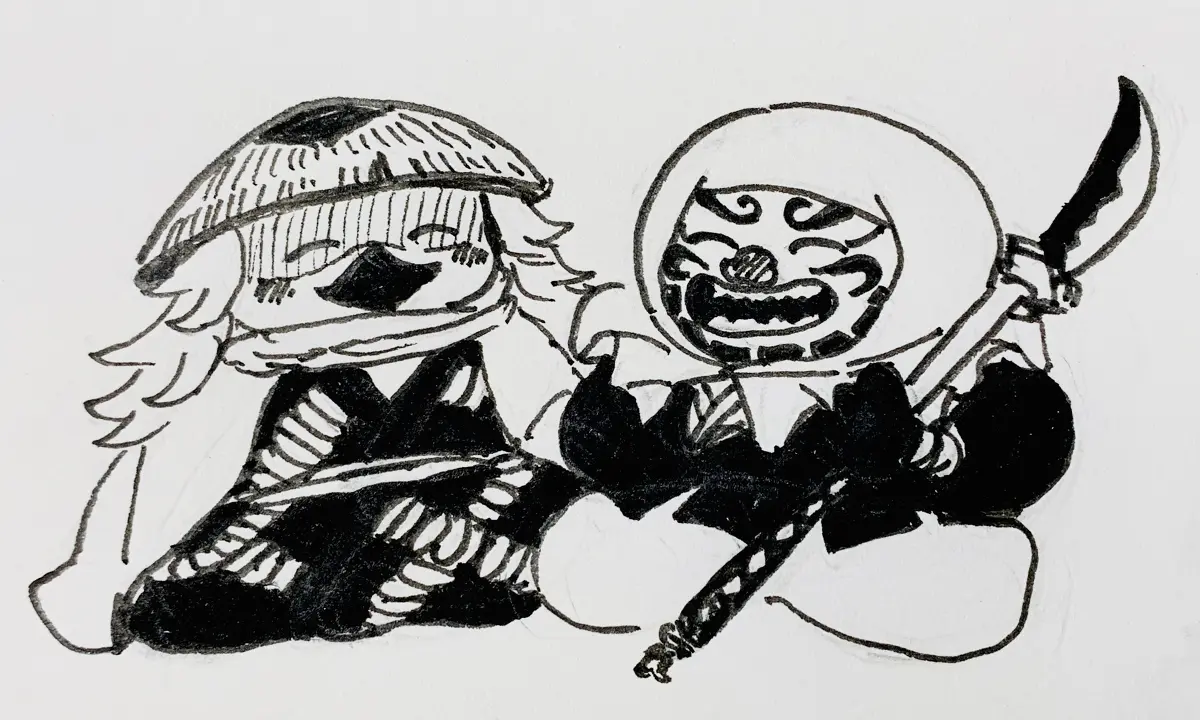 なかよし河松と牛鬼丸