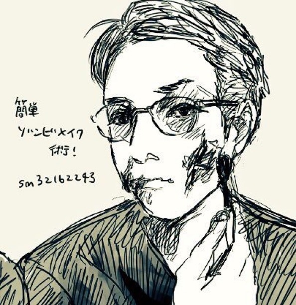 ゾンビメイクをするしもやか