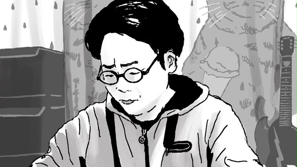 苦いものを食べたような顔でロブスターの殻を剥くしもやか