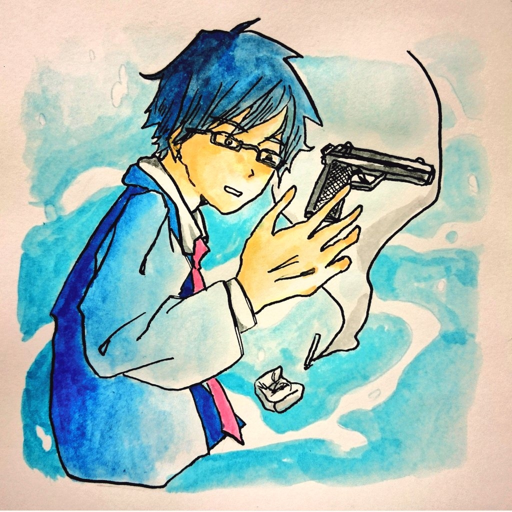 紫煙、火薬