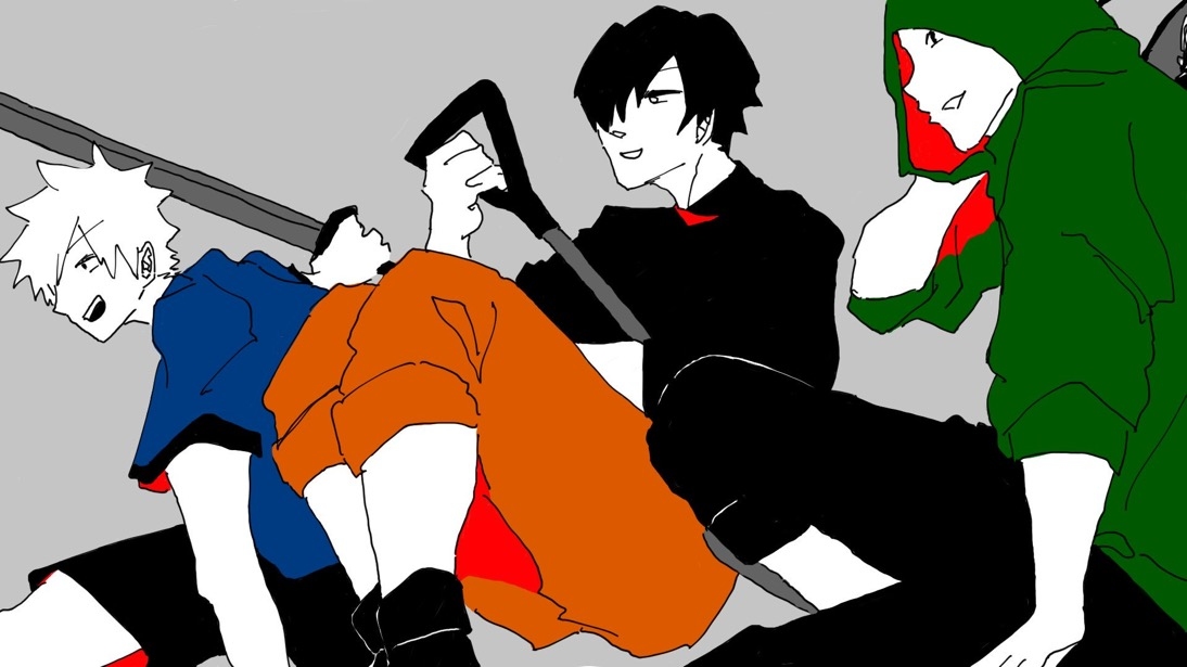 ギスギスクラフト海賊編より 海賊たちの絵